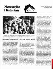Mennonite Historian (September 1986)