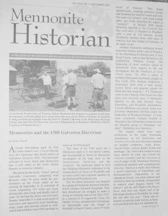 Mennonite Historian (September 2001)