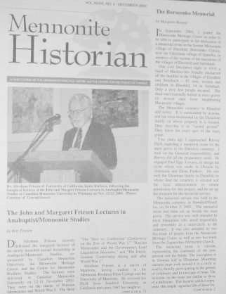 Mennonite Historian (December 2002)