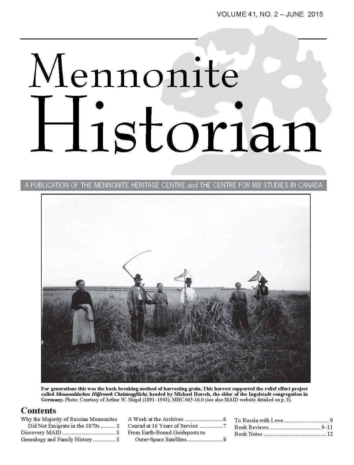 Mennonite Historian (June 2015)