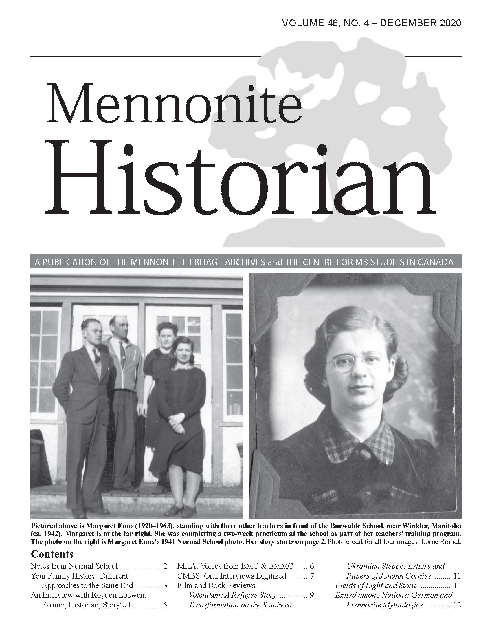 Mennonite Historian (December 2020)