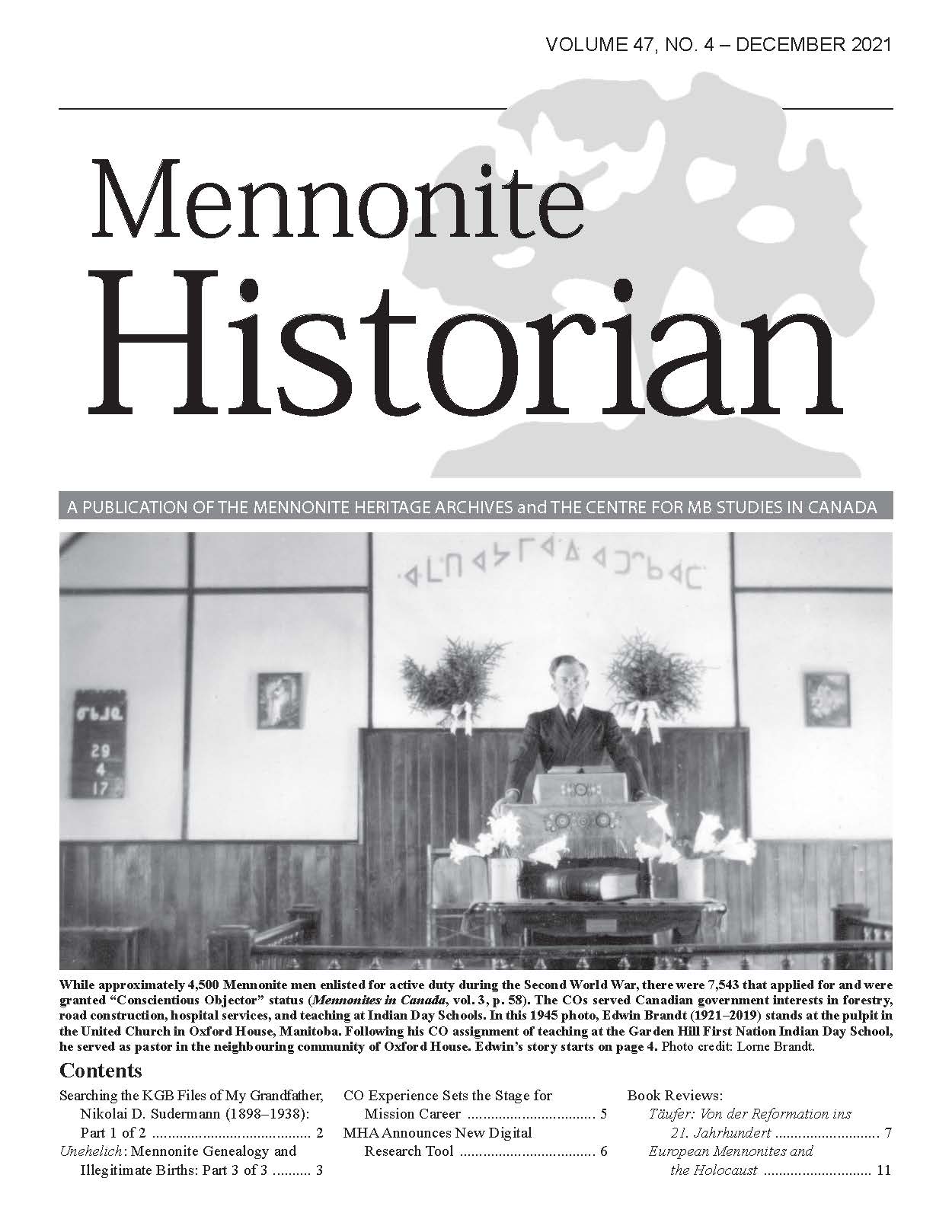Mennonite Historian (December 2021)