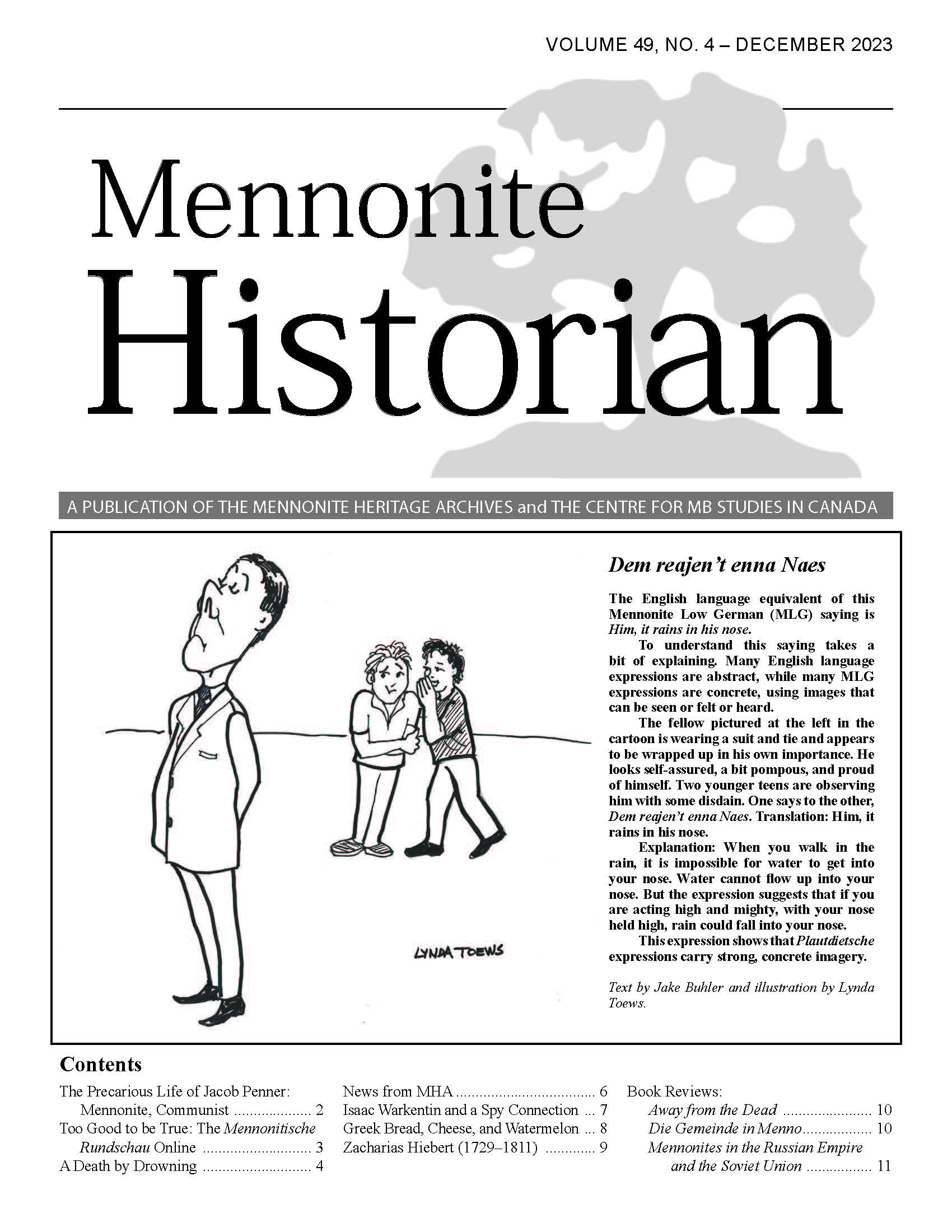 Mennonite Historian (December 2023)