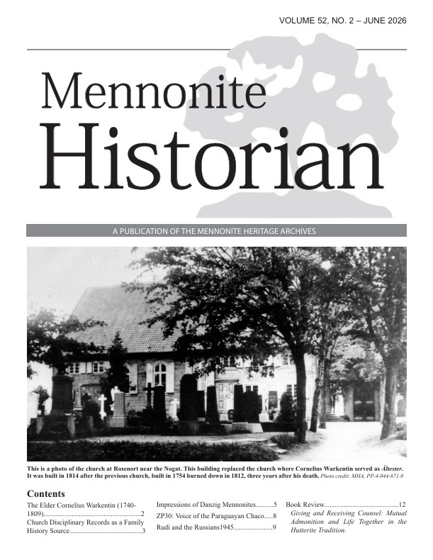 Mennonite Historian (Jun. 2026)