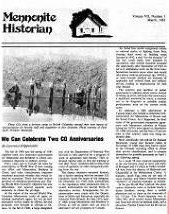 Mennonite Historian (March 1981)
