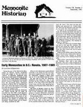 Mennonite Historian (September 1981)