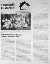 Mennonite Historian (December 1982)